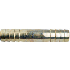 Schlauchverbinder aus Stahl verzinkt mit 53 mm Nennweite.